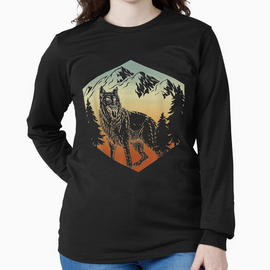 Retro Animal Dog Lover Gift German Shepherd by melisenda