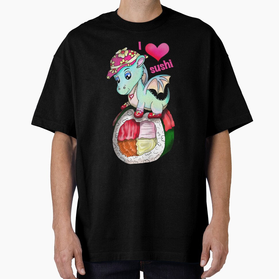 kawaii sushi pretty dragon roll by CuisineCat