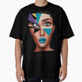Vibrant Fragmented Abstract Face by Not Hugo