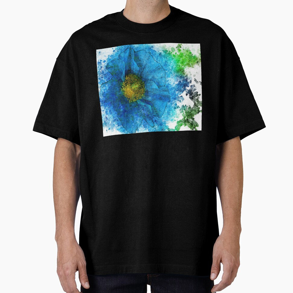 Blue Flower Abstract color by artdragongift 15