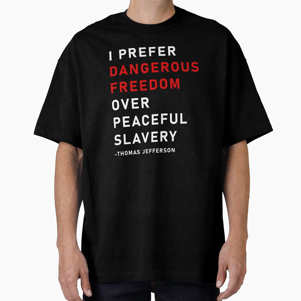 Dangerous Freedom over peaceful slavery. Protest Quote by ArtOfRebellion