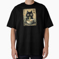 Kawaii Ramen Cat Retro Japanese Noodles Artwork by cawtoon