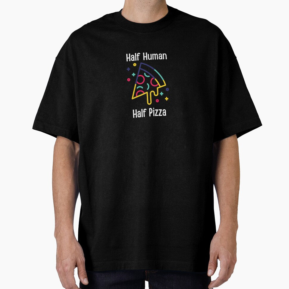 Half Human Half Pizza gaming design by tiredandbored