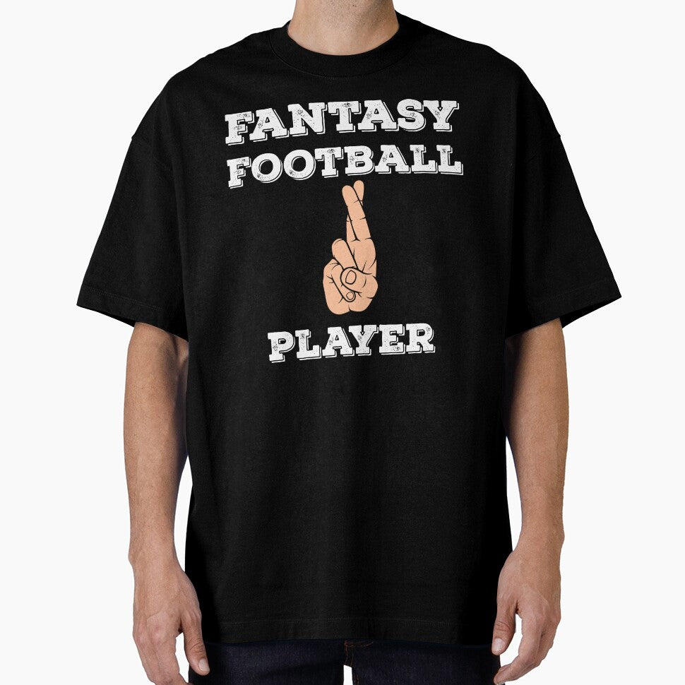 Fantasy Football Player Crossed Fingers Hopeful League Winner by ZiesMerch