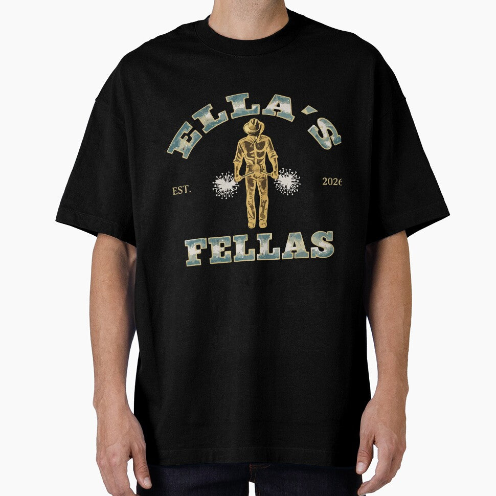 Ellas Fellas Vintage Matching Squad 2026 Party Design by kiralynstration