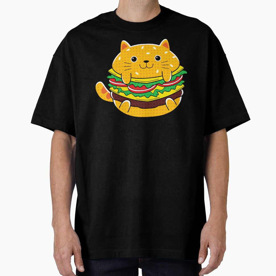 Cat Buns Yummy Kawaii Cat Burger by PosterpartyCo