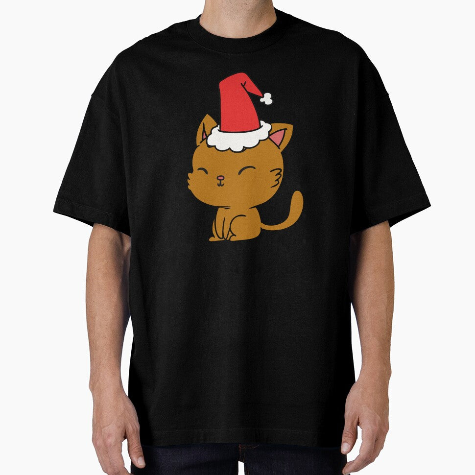Cute Meowy Cat Christmas by Happy-PrintZ