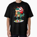 Cat Riding A Dinosaur For Christmas Tee Who Wants Xmas Gifts by singh130
