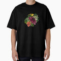 Dahlia palm leaf chrysanthemum cute a watercolor black by Yana Mustafina | Boho Soulful Designs