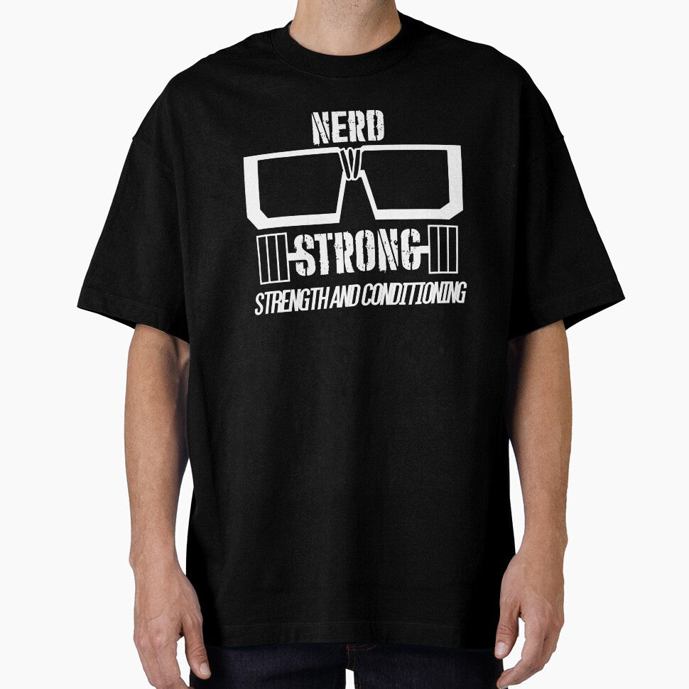 Nerd Strong White by Thomas Claxton