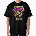 Party Animals Monkey Baseball Funny Drip Graffiti Street Style Design by kiralynstration