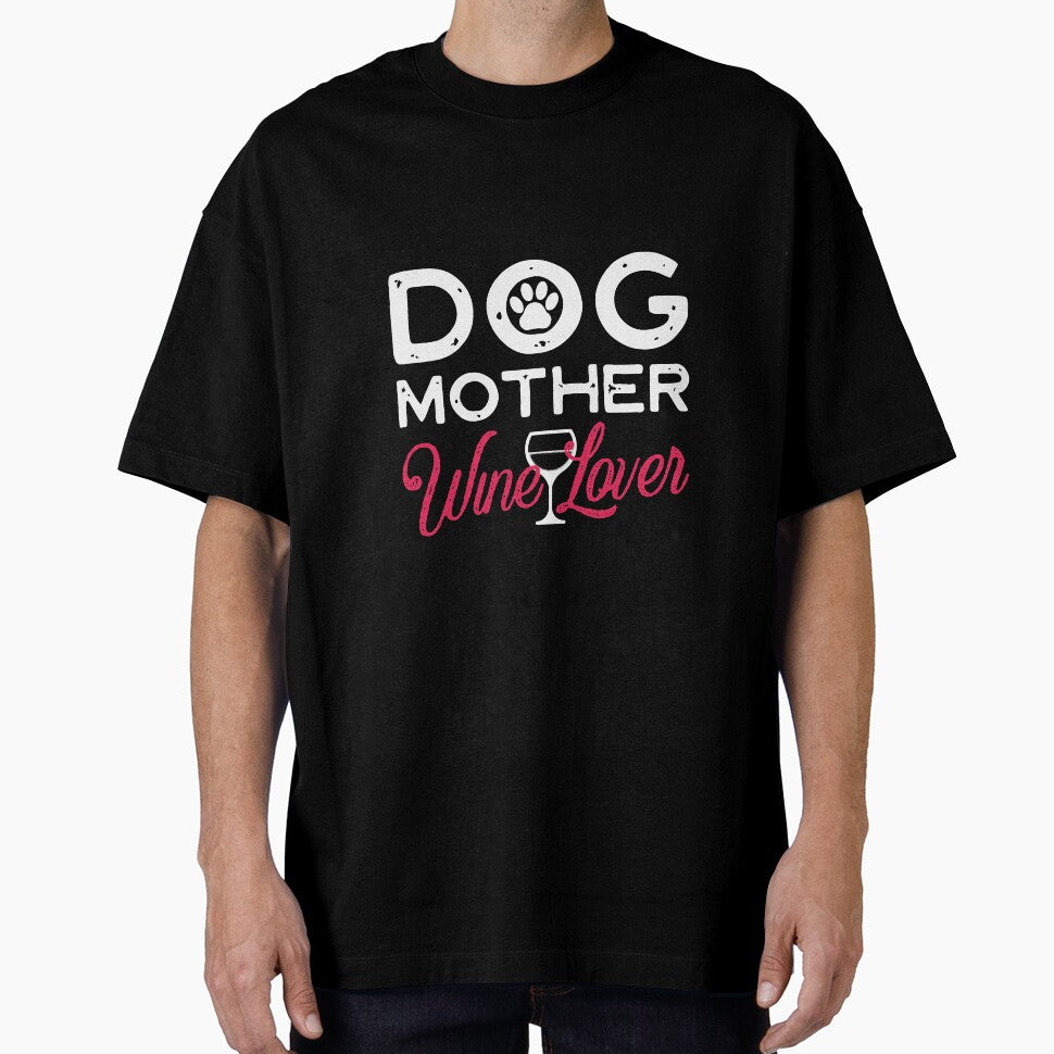 Dog mother wine lover by BeeMeCreative