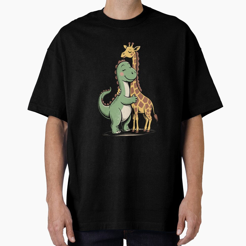 Giraffe Dinosaur Hug Love Dino Animals Safari Halloween by Rrettgison