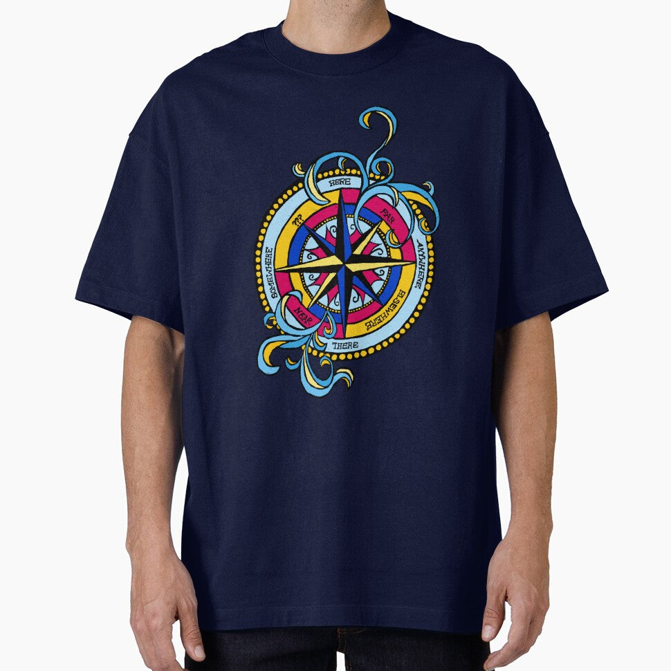 Choose Your Adventure Compass Blue by marieofroumania