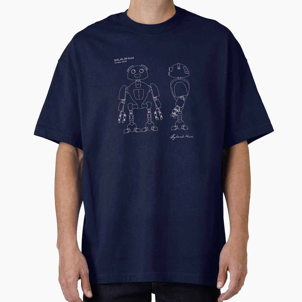 Utility Robot V AA-02 blueprint - Prints & T-shirt by iylandmoncee