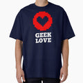Valentine's Day funny, Geek Valentine, Geek Heart, Geek Love, Pixelated Heart, Gamer's Heart by FrescoGraphics2
