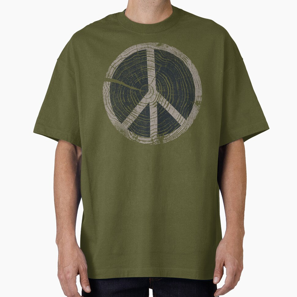 Tree Ring Peace Sign by BoneDaddyUSA