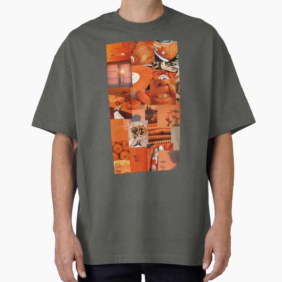 Orange Vintage Aesthetic Collage by Retro90sKid