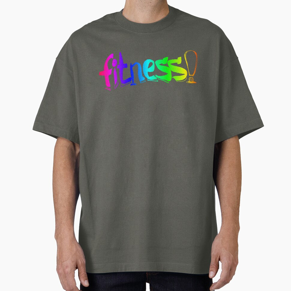 Sport Fitness watercolor lettering |  Rainbow Fitness word handlettering by lausn