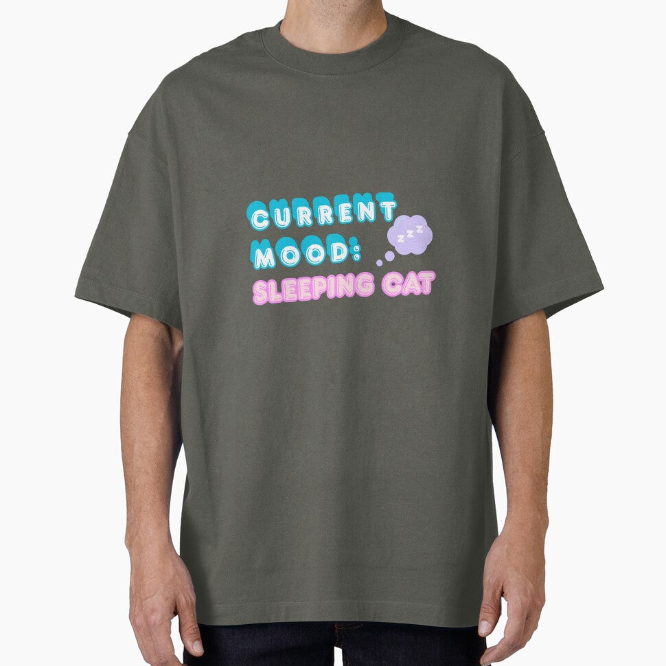 Current Mood: Sleeping Cat | Funny Cat Lover Design by CuteVibesStudio