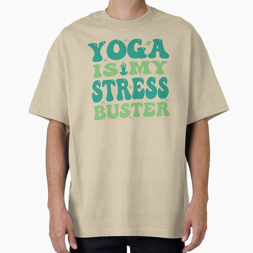 Cute yoga shirt | Green Groovy Design by AryaSubramanian