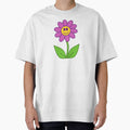 Cute Little Purple Flower Cartoon Flower by chrisrivait