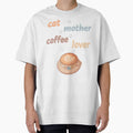 cat mother coffee lover by BooWearBer