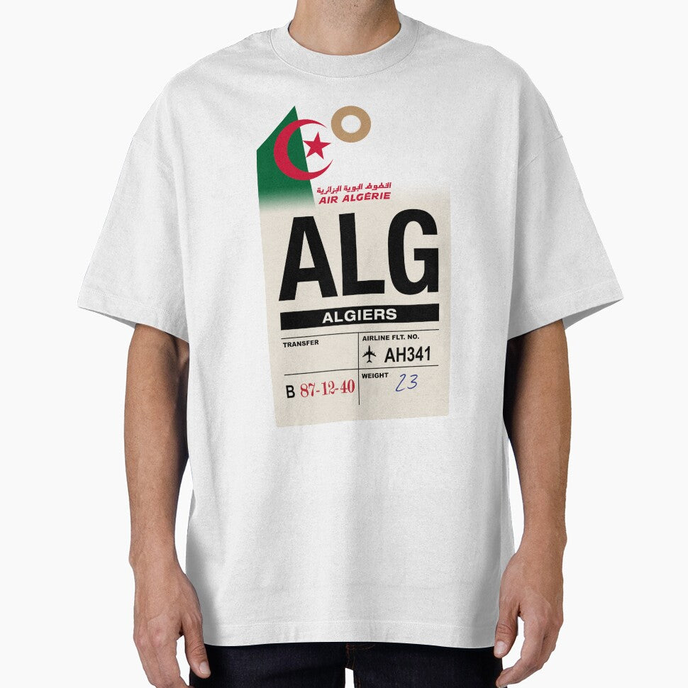 Algiers (ALG) Algeria Airline Luggage Tag by travelwitheric