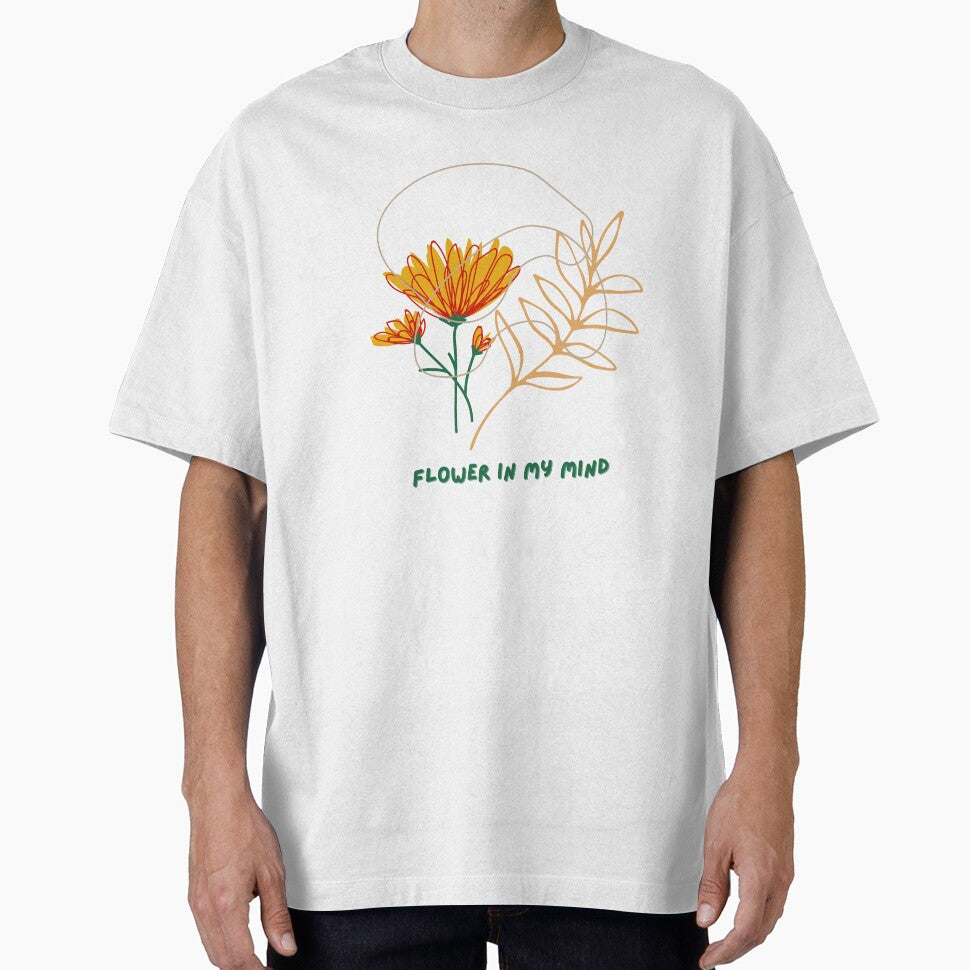 FLOWER THEME, FLOWER GRAPHIC,FLOWER YELLOW,MINIMAL FLOWER by zenergy GRAPH