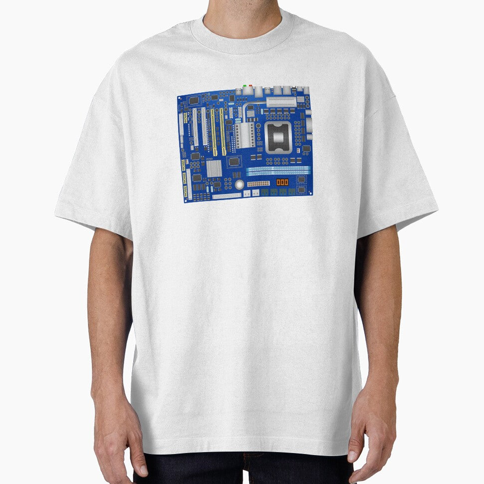 Classic Computer Mainboard Geek Art by dcohea