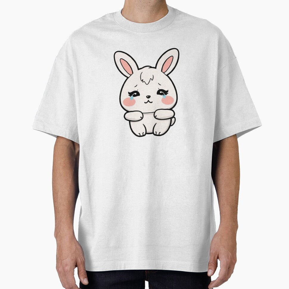 Crying Bunny Kawaii Pastel by PastelPaws Atelier