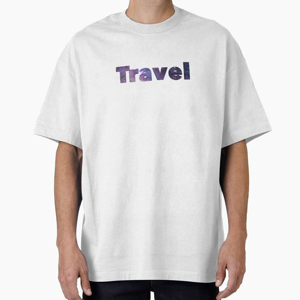 Travel with space background text by FEMstuff
