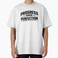 Progress Over Perfection – Gym Motivation Fitness Quote Design by Mavriboy