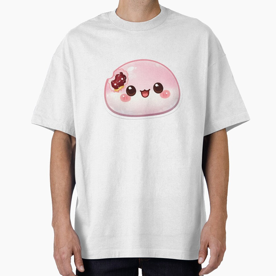 Cute Mochi Character – Kawaii Japanese Dessert Sticker by DesignEG