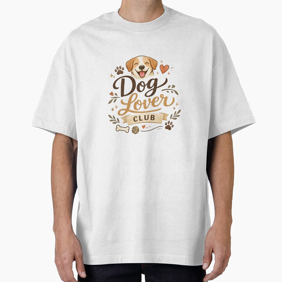 Dog Lover Club Cute Aesthetic Dog Design | Funny Dog Lover Gift | Paw Print Dog Illustration by Sanika arts