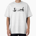 Bigfoot Waterskiing Behind Nessie The Loch Ness Monster by scooterbaby