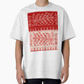 Karelian red and white embroidery bird by 1enchik