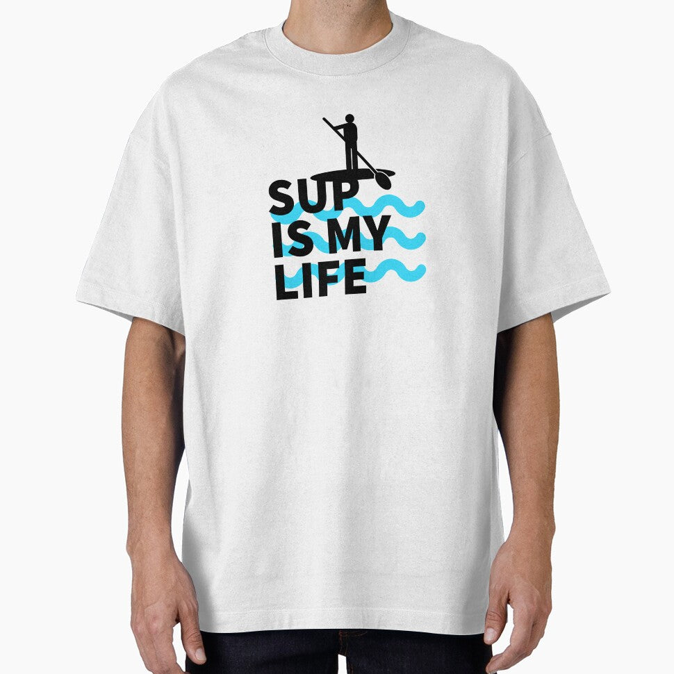 SUP IS MY LIFE - PADDLE SURFING - SUP - STICKERS - PADDLE SURF - SUPING by Tropical Blood