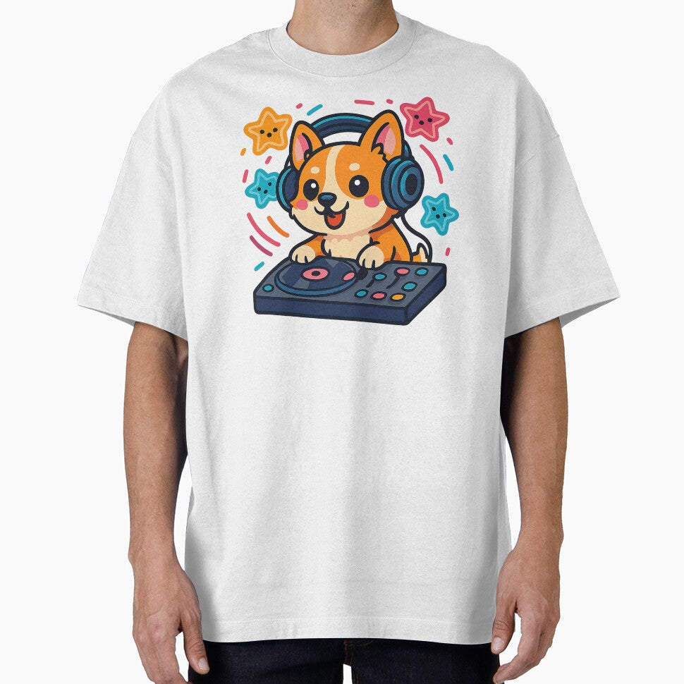 Cute Kawaii Corgi, DJ Corgi, Kawaii Corgi by graphic-genie