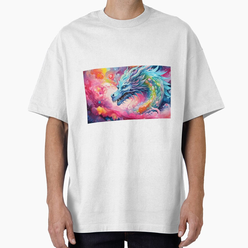 Fantasy Watercolor - Rainbow Magic Dragon by Fantasy Masterpiece