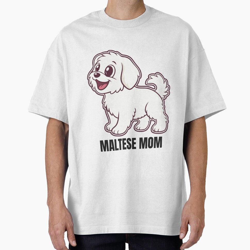 Cute Maltese Dog Mom Design by Pawcrafted