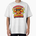 Powered by Pizza – Funny Pizza Lover Food Humor Design by rushaib
