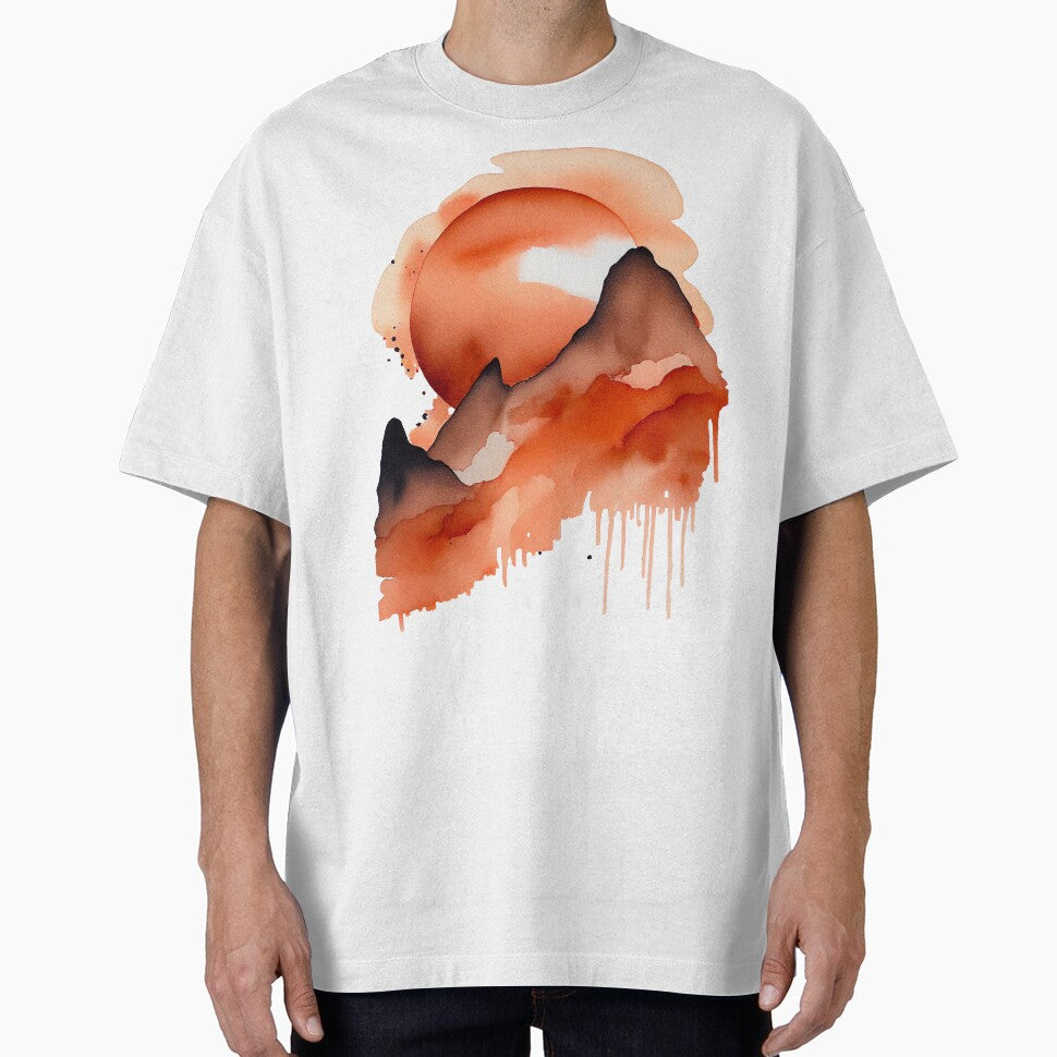 Watercolor Painting Abstract Japandi Design by Christophe Henin