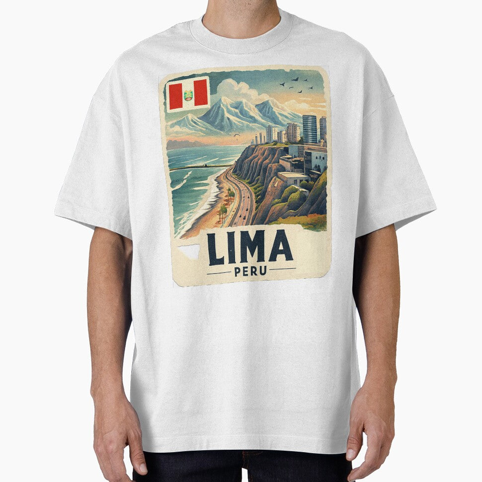 Lima Peru Travel Art by HaydenMillepied