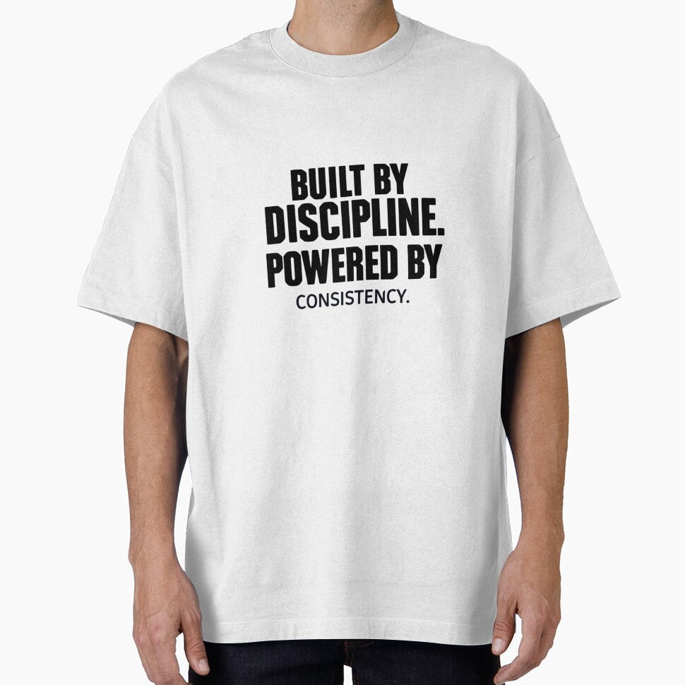 Built by Discipline Fitness Shirt – Gym Motivation Apparel by guchieworld21