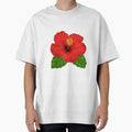Red Hibiscus flower by PMDesigns222
