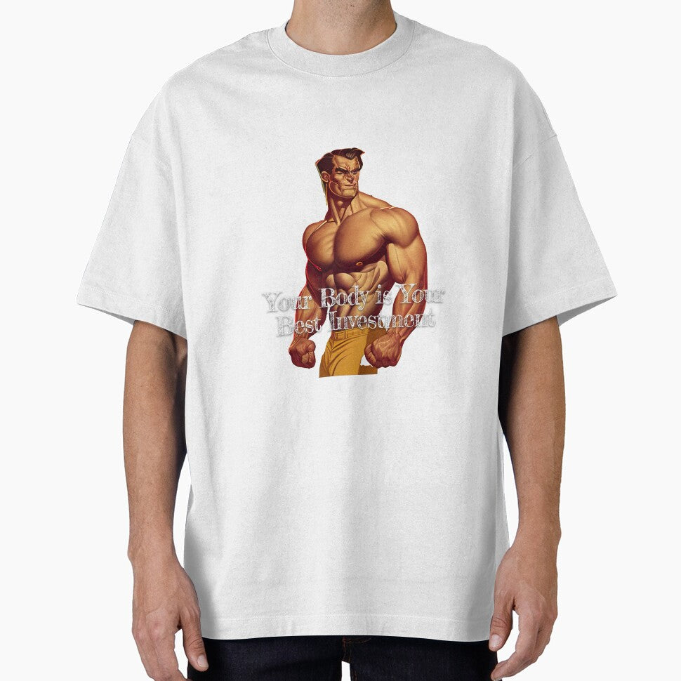 XYour Body is Your Best InvestmentDesignBodybuilding Fitness Gym Workout Exercise Merch Print Design by tengamerx