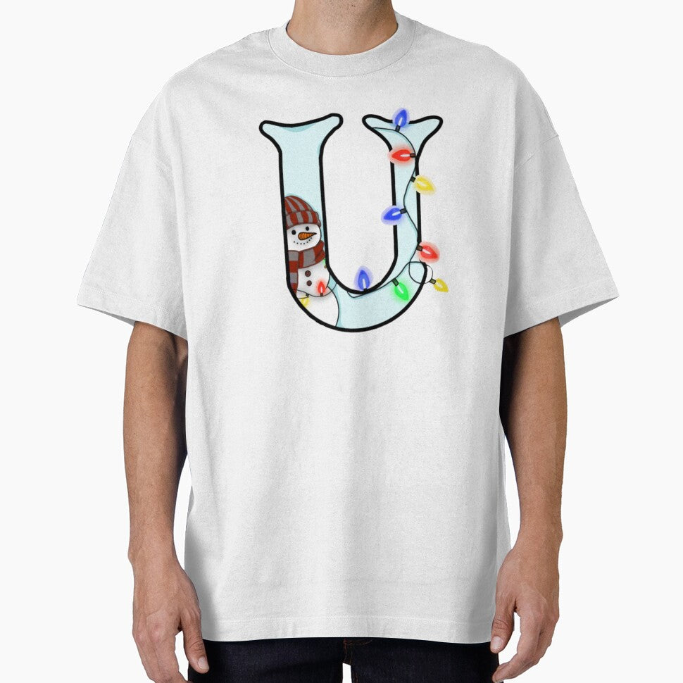 Holiday themed letter U by Artistkhg