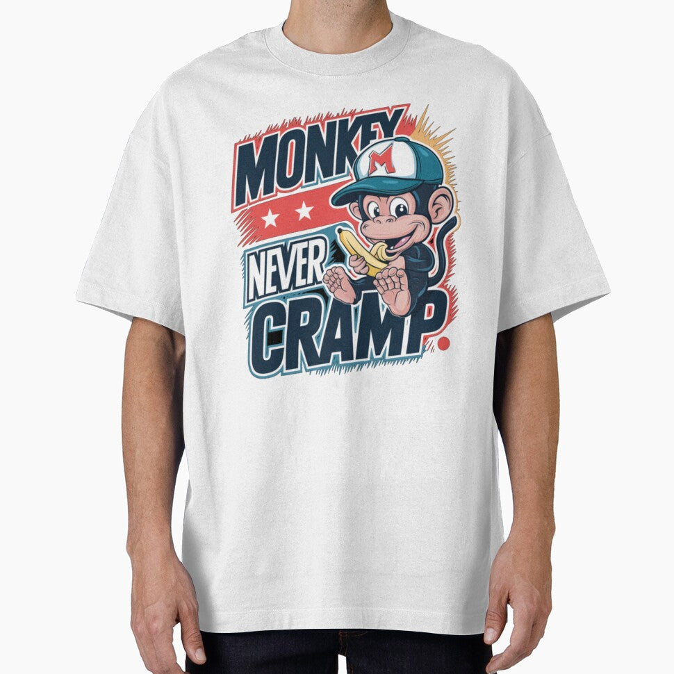 Monkey Never Cramp - Funny Quote Bananas 2 by Almanzalbert
