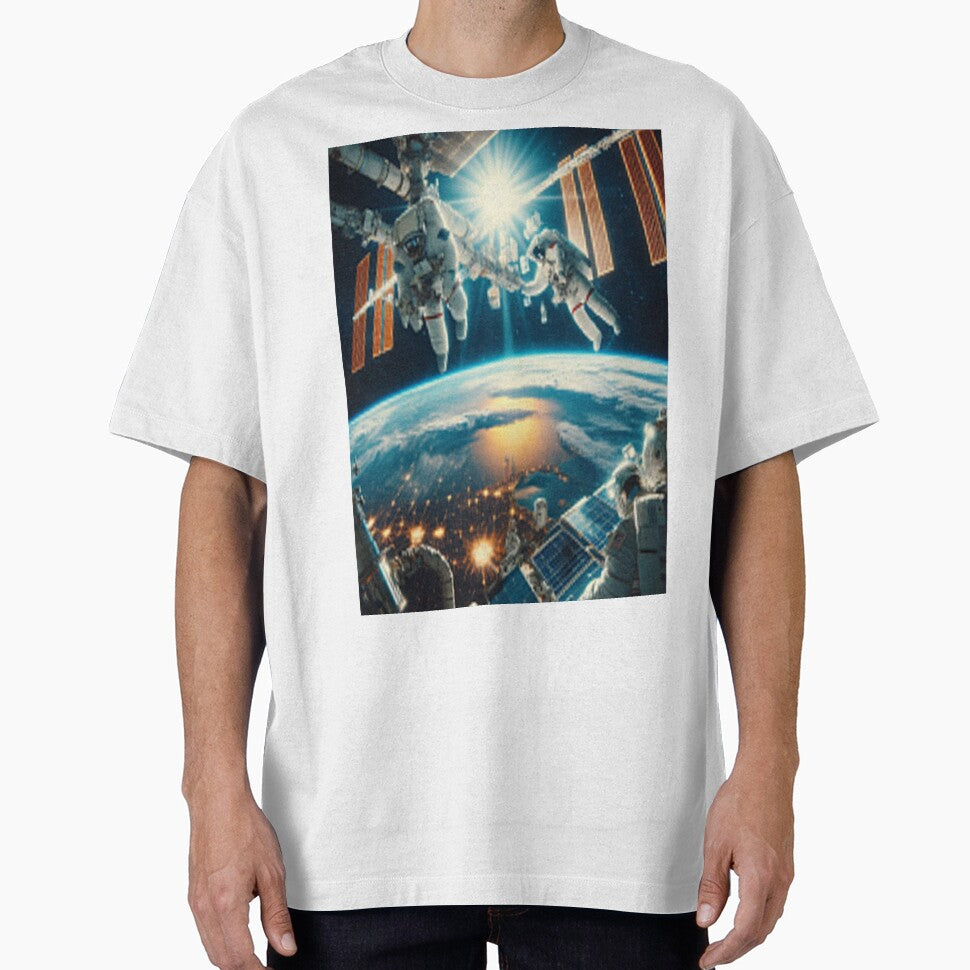 ISS Astronauts Space Walking by MajesticPx